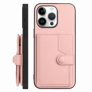 Foxdock Funda Para Iphone 16 Pro Max Con Bloqueo Rfid - Diseño Elegante Con Cierre De Botón