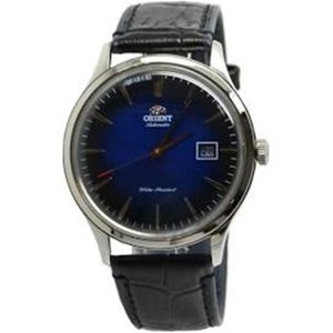 Orient - Reloj Para Hombre Bambino Version 4 Fac08004D0 Automatic Con Esfera Azul Y Correa De Cuero Negro