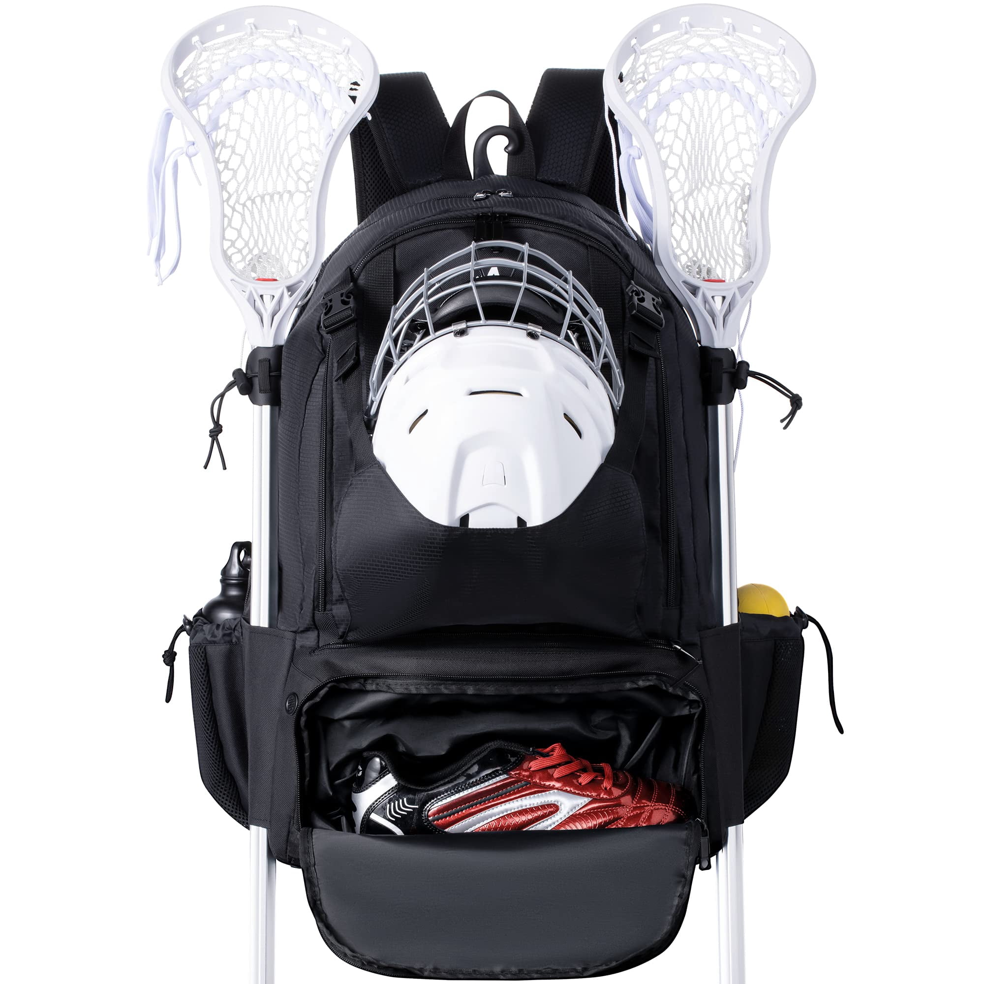 Mochila De Lacrosse Gohimal Extra Grande Con Soporte Para Palo