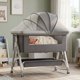 thumbnail image 2 of Cuna Colecho Moises Bebe Mecedora 6 Alturas Safe&soft Gris, 2 of 6