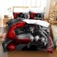 thumbnail image 1 of ed Cartoons Tokyo Ghoul Kaneki Ken Bedding Set Duvet Cover Full Adult Kids Bedclothes Quilt Cover Bed Sheets, 1 of 5