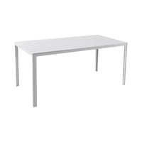 Northwest - Mesa Terraza Polywood Impermeable 156X78Cm Blanca Blanco Tamaño Único