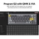 thumbnail image 5 of Teclado mecánico Keychron Q2 con cable, Gateron G Pro Red, 5 of 8