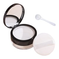 Ioensy - Estuche De Polvo De Maquillaje Diy Portátil Vacío Recargable Conveniente Para El Hogar Al Aire Libre D