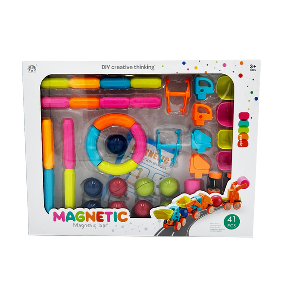 Vehículo Magnético para Construir 48pcs Magnetics