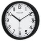 thumbnail image 3 of Reloj Pared 22 cm Negro Circular Plastico, 3 of 5