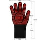 thumbnail image 2 of Guantes para barbacoa resistentes al calor (800 grados), ignífugos, con revestimiento de silicona, antideslizantes, lavables, para barbacoa, horneado., 2 of 5