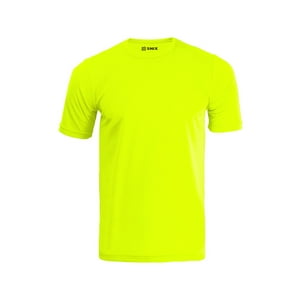 Snix - Polera Deportiva Dry Fit De Adulto Amarilla Fluor Talla Xl
