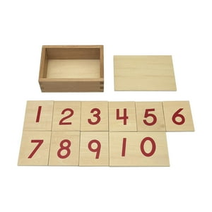 Genérico - Tarjetas De Números Matemáticos Montessori Para Instituciones De Cuidado Infantil Para Niños De Educación Temprana