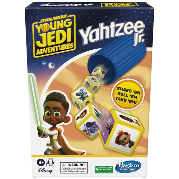 Juego de mesa Hasbro Gaming Yahtzee Jr. Star War Young Jedi