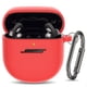 thumbnail image 1 of Estuche de silicona para auriculares Bose QC II/Ultra FIRE ROSE, rojo + llavero, 1 of 7