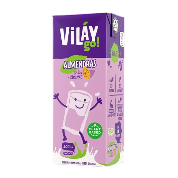 Bebida De Almendras Sabor Original, 200 ml