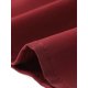 thumbnail image 5 of INSPIRE CHIC Camisa Occidental con Flecos para Mujer de Manga Larga con Botones, Blusa con Ribete de Borlas y Cuello Abatible Rojo Oscuro XL, 5 of 6