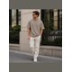 thumbnail image 1 of Polera Hombre Oversize Manga Corta Cuello Redondo Lisa Cafe, 1 of 6