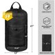 thumbnail image 2 of Bolsa de lavandería CATOTEL grande con bolsillo de malla negra, 2 of 7
