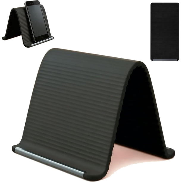 Soporte móvil silicona flexible plegable aluminio antideslizante escritorio accesorio viaje