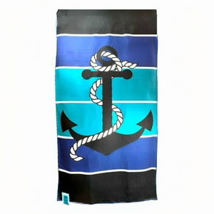 Zahr - Toalla De Playa Microfibra Estampada Ancla