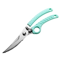 Magideal - Tijeras Para Aves De Corral Tijeras De Cocina De Alta Resistencia Mango Antideslizante, Retroceso Automático Tijeras Para Huesos De Pollo Multiusos Ti