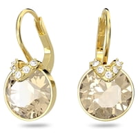 Pendientes Swarovski Bella V Drop Con Cristales Dorados