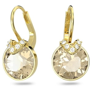 Pendientes Swarovski Bella V Drop Con Cristales Dorados