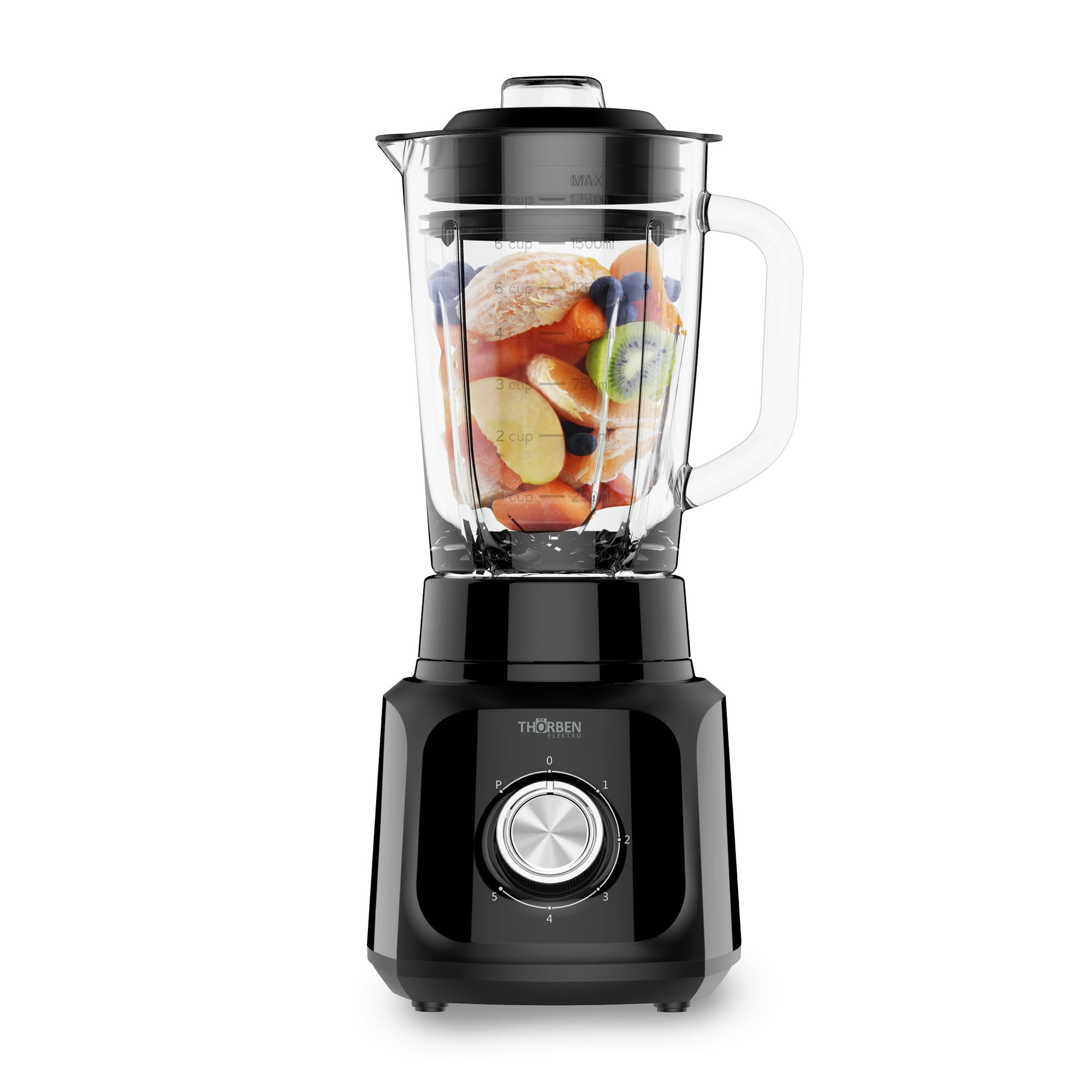 Thorben - Licuadora 5v 1,75l 600w Thor Matt Black Blender