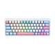 thumbnail image 2 of Teclado Fantech ATOM X63 MK611 AME White (Switch Taro), 2 of 5