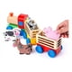 thumbnail image 1 of Tren de Madera de Juguete con Animales de Granja, 1 of 2