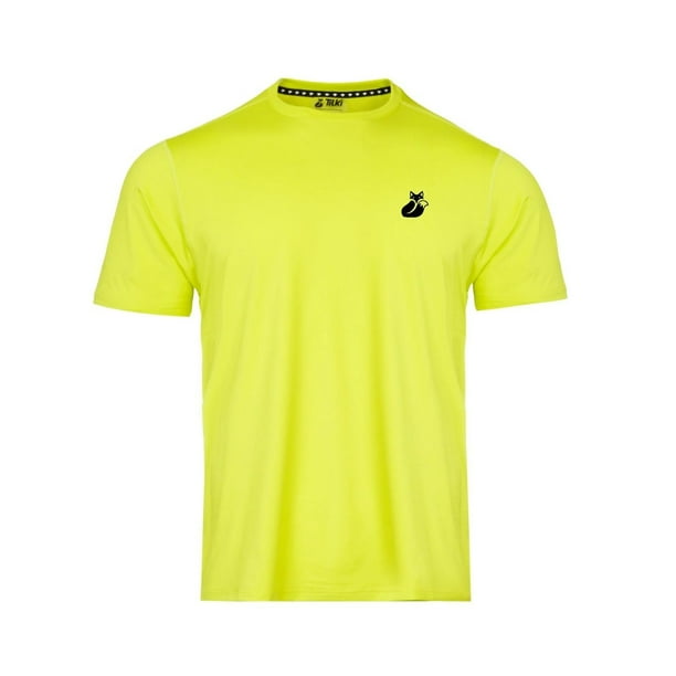 Polera Tilki Poly Pro Lehinde Amarillo Fluor Tenis Padel