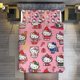 thumbnail image 1 of Merry Christmas Hello Kitty 3 Pieces Duvet Cover Set Full Size Super Soft Fade Resistant Microfiber, 1 of 4