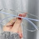 thumbnail image 4 of Gafas de doble haz de luz azul, gafas para computadora con bloqueo UV, lentes transparentes, gafas de metal., 4 of 5