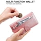 thumbnail image 4 of Funda con Cremallera para Motorola MOTO G9 Play, Carcasa Cartera de Cuero PU con Soporte y Tarjetero, 4 of 5