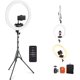 thumbnail image 1 of Ring Light Neewer RP18B Pro de 18 pulgadas con soporte y soporte para teléfono, 1 of 3