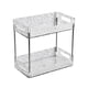 thumbnail image 5 of Estante de almacenamiento para el baño, bandeja de tocador, soporte de escritorio, decoración, bandeja de cosméticos, bandeja de joyería para baño , Blanco claro 2 Blanco claro 2 capas., 5 of 5