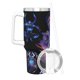 thumbnail image 3 of Blue Beetle Vaso aislado de acero inoxidable con asa, diseño temático, regalo para familia, amigos y fans; incluye pajita y encaja en el portavasos estándar, 40 oz, 3 of 6