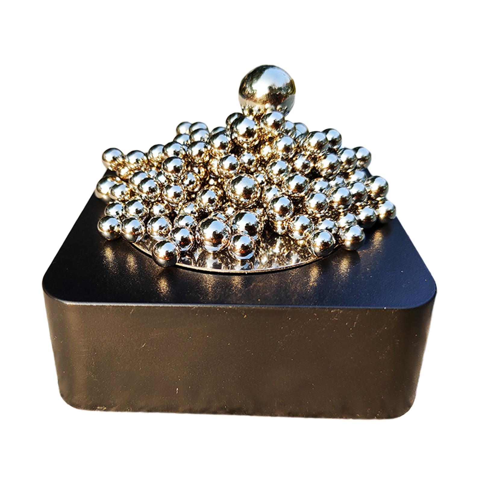 Bothyi - Mini Juguete Magnético De La Escultura Del Escritorio De La Decoración Del Arte Para La Bola De Acero Del Aburrimiento De Los Niños Del Regalo De La Oficina