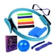thumbnail image 3 of 12 Piezas Pilates Ring Circle And Ball Kit Correa De Estiramiento Portátil Para El Entrenamiento Azul, 3 of 5