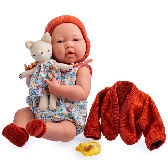 Muñeca JC Toys Nature Collection La Newborn para niña de 15 pulgadas