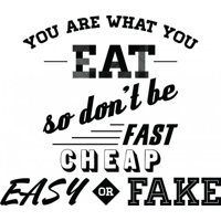 Rienda Libre Graphics - Decomural You Are What You Eat Kitchen Ws-46111