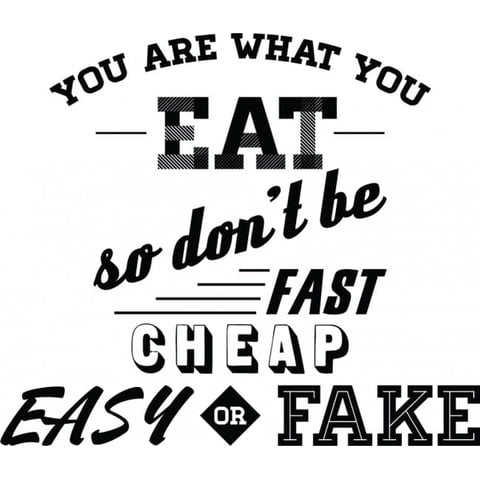 Rienda Libre Graphics - Decomural You Are What You Eat Kitchen Ws-46111