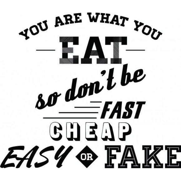 Decomural You Are What You Eat Kitchen WS-46111