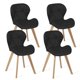 thumbnail image 1 of Pack Sillas Mariposa Ecocuero Eames - Negro - Mariposa P/Tulip - 4 Sillas, 1 of 2