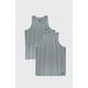 thumbnail image 3 of Polera Orgánica Sin Mangas Classic Gris Melange Hombre Falcone, 3 of 3