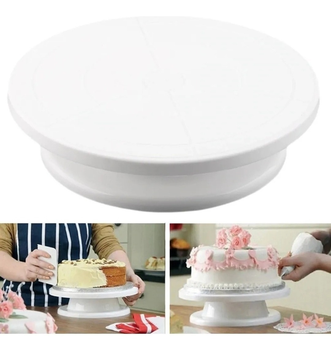Genérico - Base Giratoria Tortas Decoración Pasteles 360 Repostería