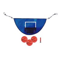 Magideal - Mini Trampolín, Aro De Baloncesto, Accesorios De Trampolín Con Bomba, Adornos De Repuesto De Bola, Mini Aro De Baloncesto Para Trampolín Con Recinto