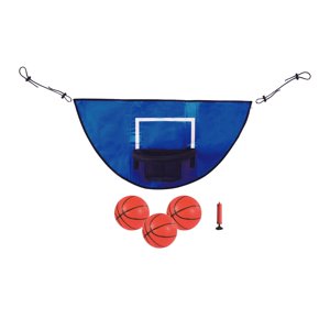 Magideal - Mini Trampolín, Aro De Baloncesto, Accesorios De Trampolín Con Bomba, Adornos De Repuesto De Bola, Mini Aro De Baloncesto Para Trampolín Con Recinto