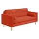 thumbnail image 2 of Sofa Retro 3c Felpa 05 Naranja, 2 of 6