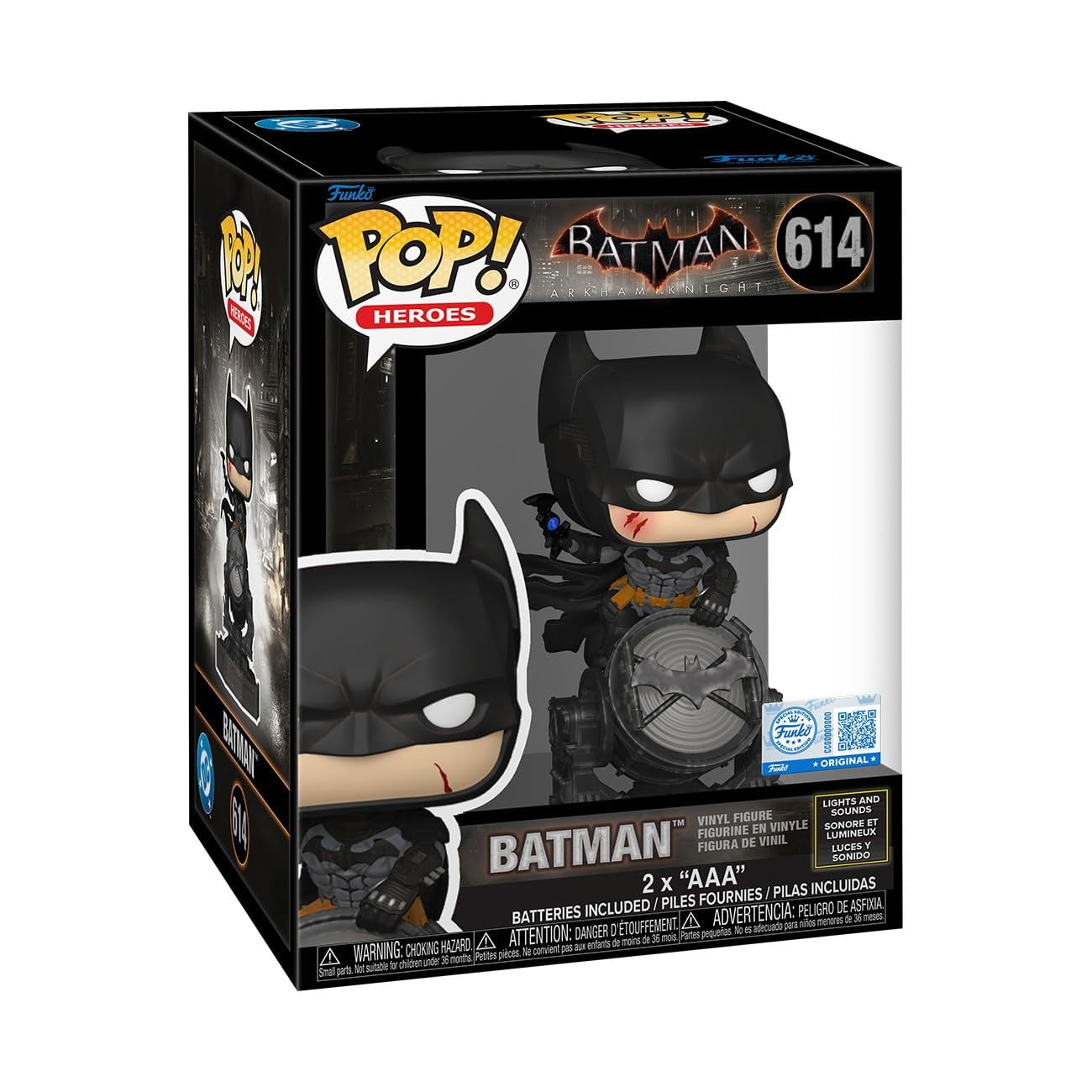 Figura De Vinilo Funko Pop! Super Super Super Dc Heroes Batman, 17 Cm