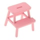 thumbnail image 5 of Casa De Muñecas Taburetes De Madera Silla Modelo Decoración Accesorio Mini Muebles Rosa, 5 of 5
