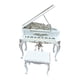 thumbnail image 3 of 1/12 Modelo De Piano En Miniatura Con Adorno De Taburete Para Decoración De Dormitorio Blanco, 3 of 5