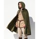 thumbnail image 2 of Capa Medieval LVOW de Terciopelo con Capucha 100 cm, 2 of 3